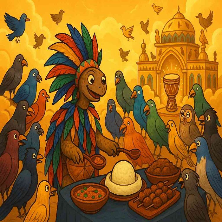 The Greedy Tortoise and the Talking Drum- Yoruba Folktale